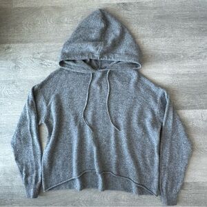 Brandy Melville Grey Knit Wool Blend Hoodie